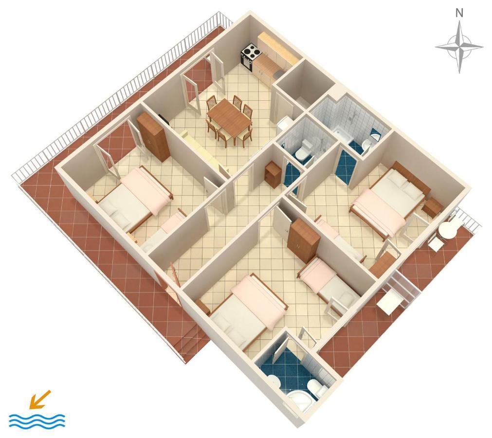Apartments By The Sea Podaca, Makarska - 515 Exterior foto
