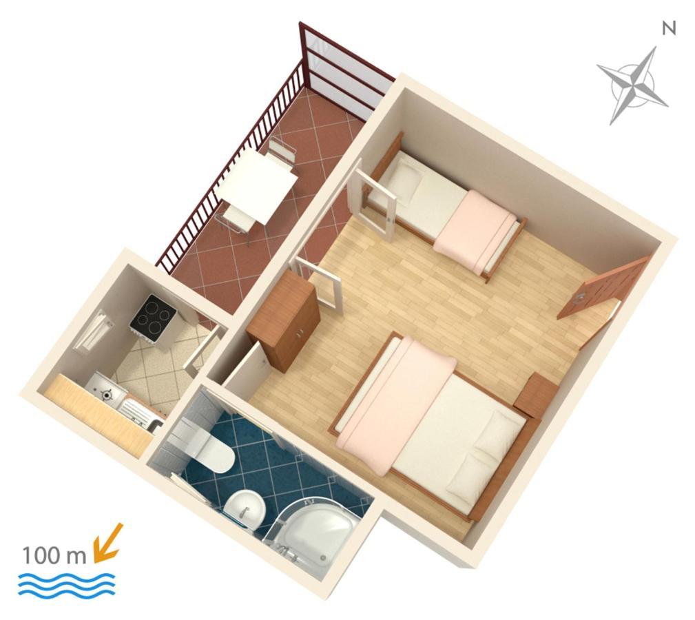 Apartments By The Sea Podaca, Makarska - 515 Exterior foto