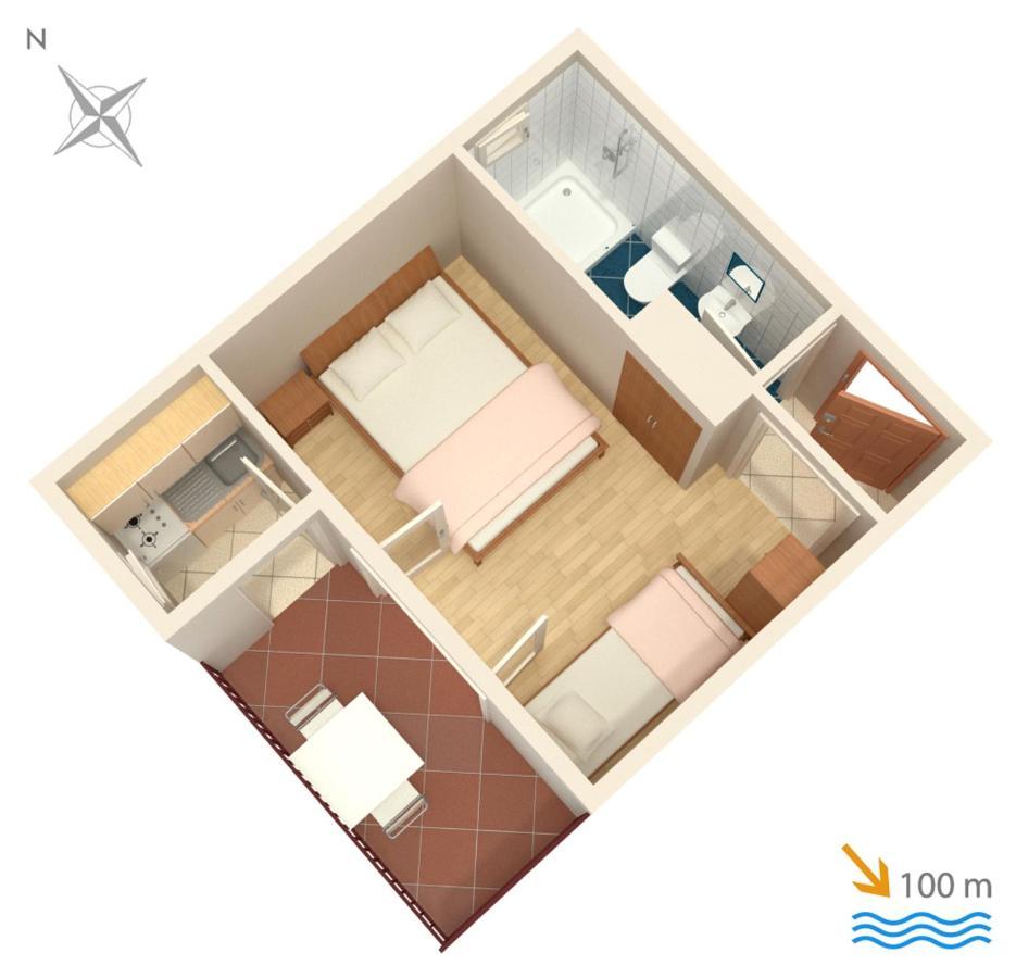 Apartments By The Sea Podaca, Makarska - 515 Exterior foto